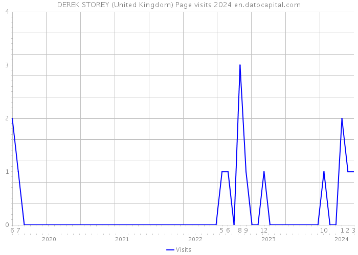 DEREK STOREY (United Kingdom) Page visits 2024 