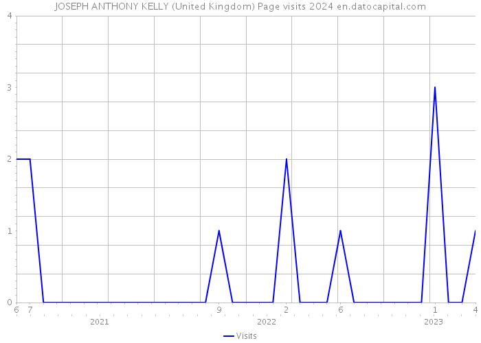 JOSEPH ANTHONY KELLY (United Kingdom) Page visits 2024 