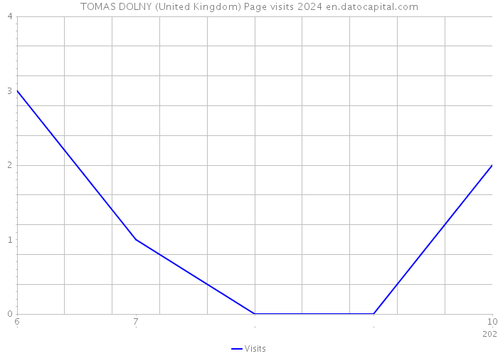 TOMAS DOLNY (United Kingdom) Page visits 2024 