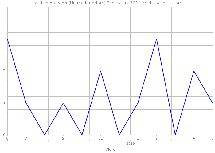 Lee Lee Houston (United Kingdom) Page visits 2024 