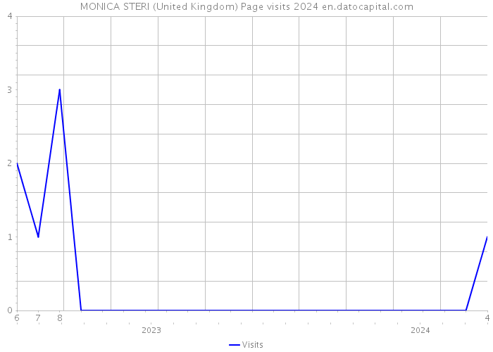 MONICA STERI (United Kingdom) Page visits 2024 