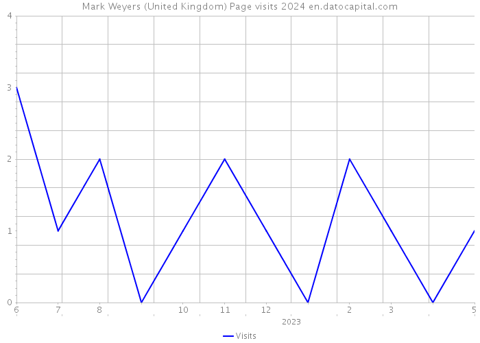 Mark Weyers (United Kingdom) Page visits 2024 