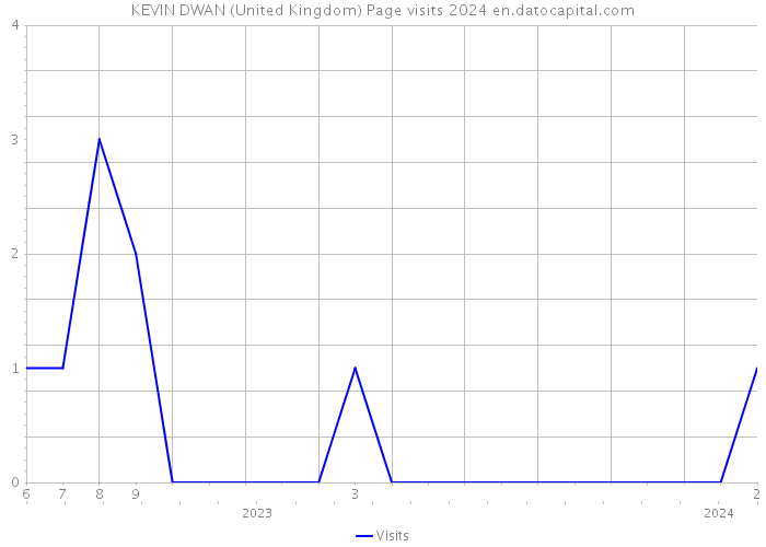 KEVIN DWAN (United Kingdom) Page visits 2024 