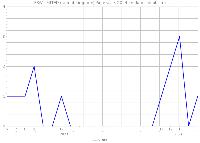 FBW LIMITED (United Kingdom) Page visits 2024 