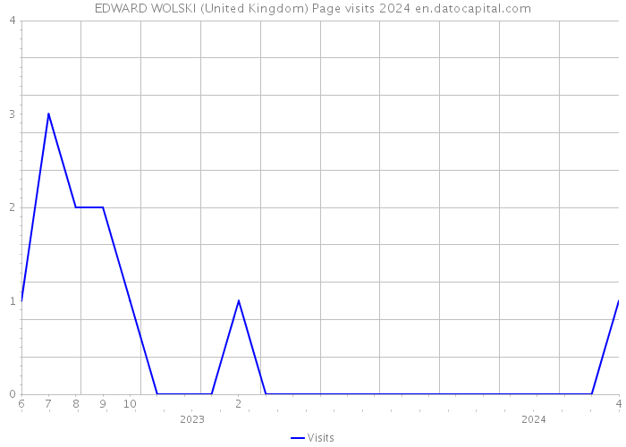EDWARD WOLSKI (United Kingdom) Page visits 2024 