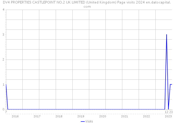 DV4 PROPERTIES CASTLEPOINT NO.2 UK LIMITED (United Kingdom) Page visits 2024 