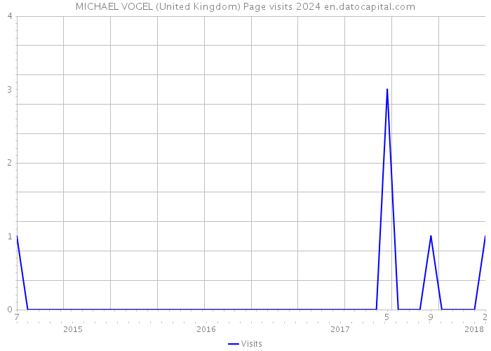 MICHAEL VOGEL (United Kingdom) Page visits 2024 