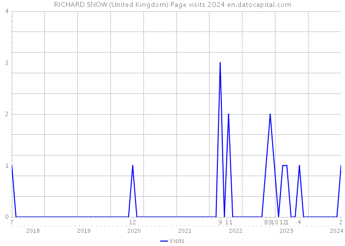 RICHARD SNOW (United Kingdom) Page visits 2024 