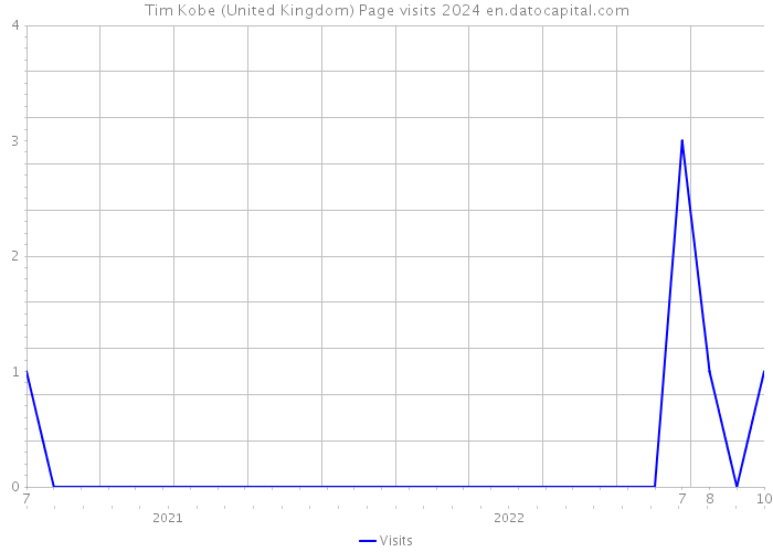 Tim Kobe (United Kingdom) Page visits 2024 