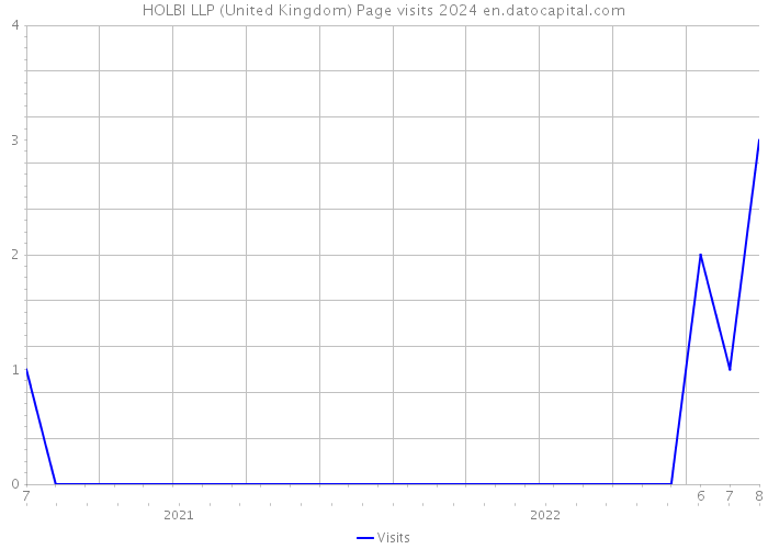 HOLBI LLP (United Kingdom) Page visits 2024 