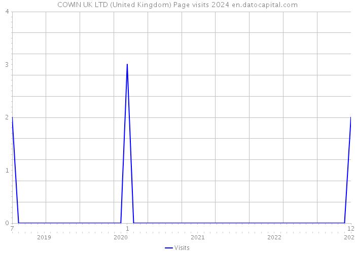 COWIN UK LTD (United Kingdom) Page visits 2024 