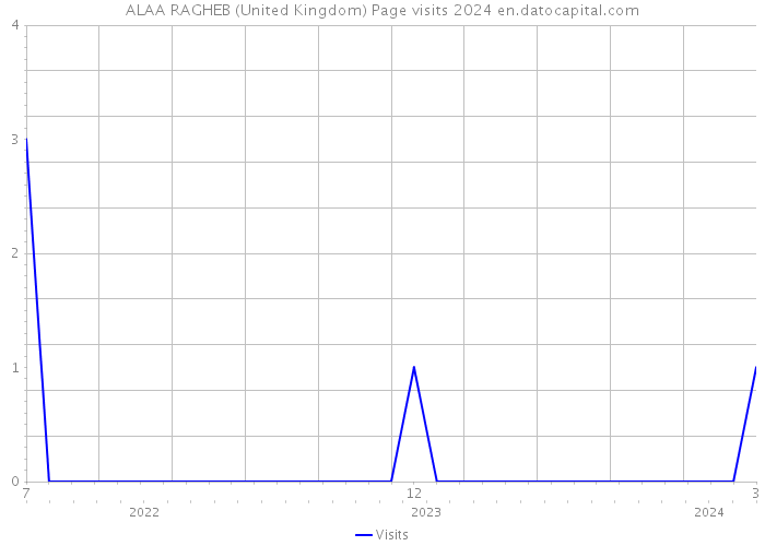 ALAA RAGHEB (United Kingdom) Page visits 2024 
