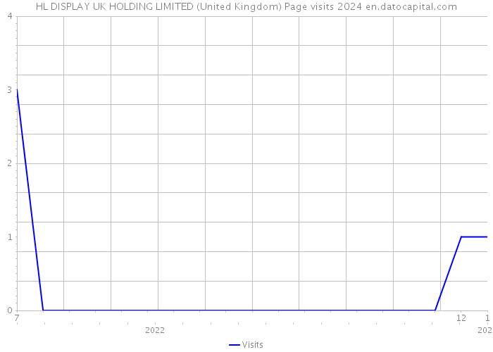 HL DISPLAY UK HOLDING LIMITED (United Kingdom) Page visits 2024 