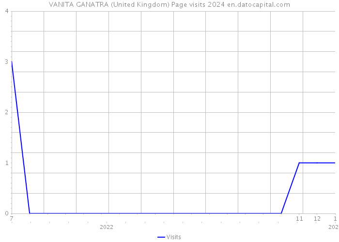 VANITA GANATRA (United Kingdom) Page visits 2024 