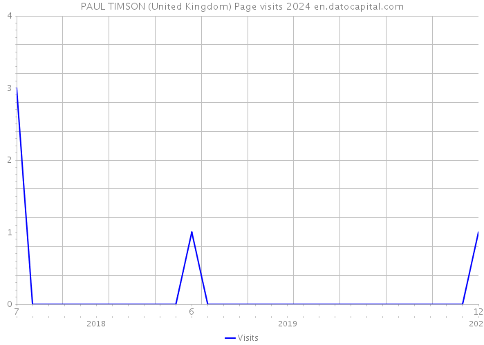 PAUL TIMSON (United Kingdom) Page visits 2024 