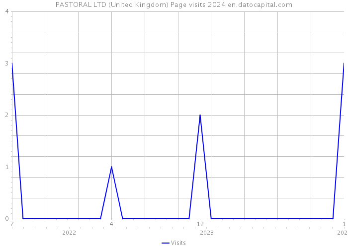PASTORAL LTD (United Kingdom) Page visits 2024 
