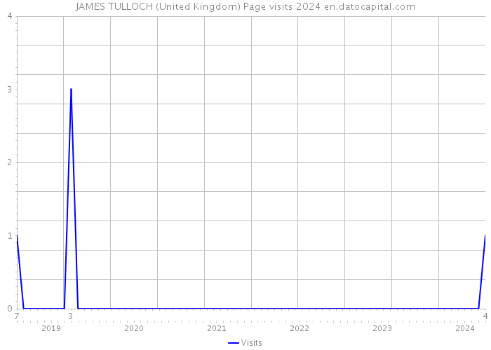 JAMES TULLOCH (United Kingdom) Page visits 2024 