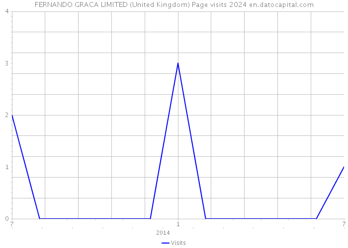 FERNANDO GRACA LIMITED (United Kingdom) Page visits 2024 