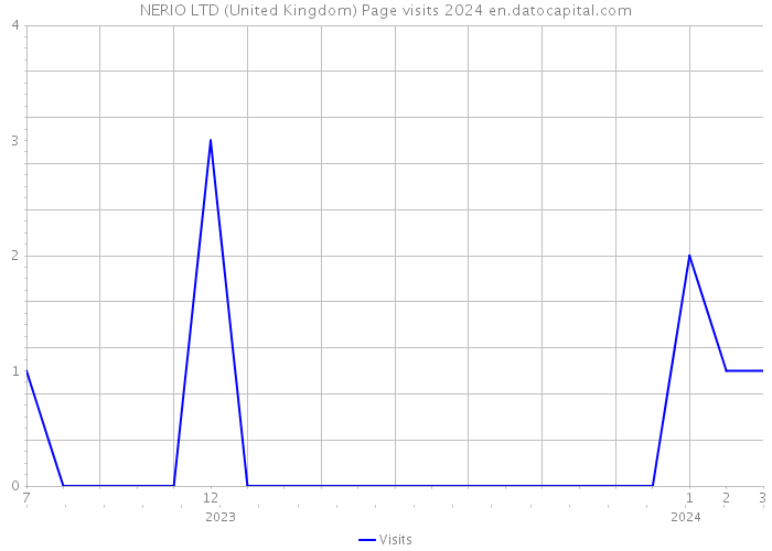 NERIO LTD (United Kingdom) Page visits 2024 