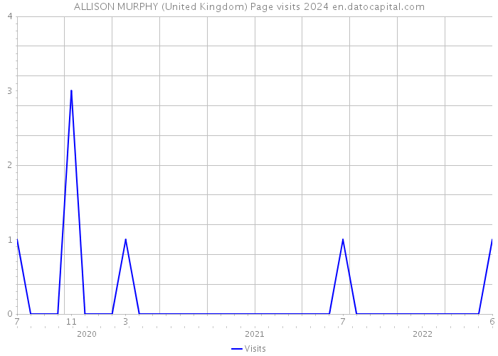 ALLISON MURPHY (United Kingdom) Page visits 2024 