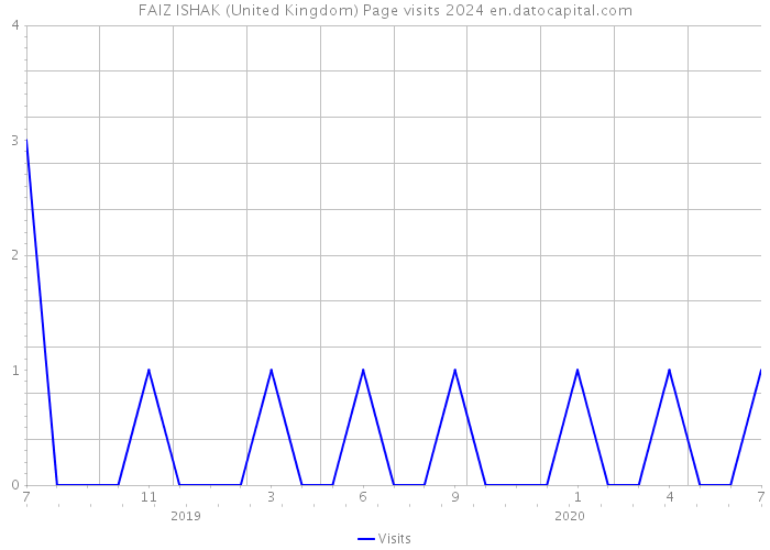 FAIZ ISHAK (United Kingdom) Page visits 2024 