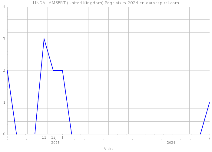 LINDA LAMBERT (United Kingdom) Page visits 2024 