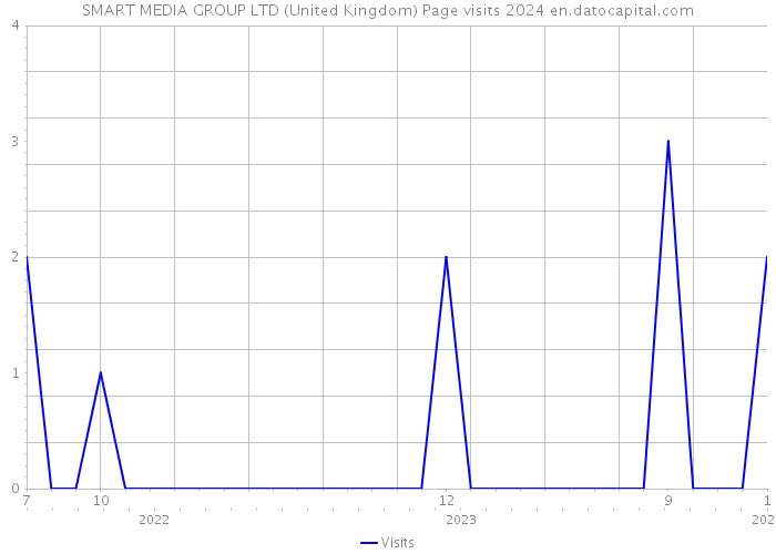 SMART MEDIA GROUP LTD (United Kingdom) Page visits 2024 