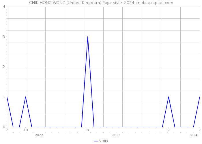 CHIK HONG WONG (United Kingdom) Page visits 2024 