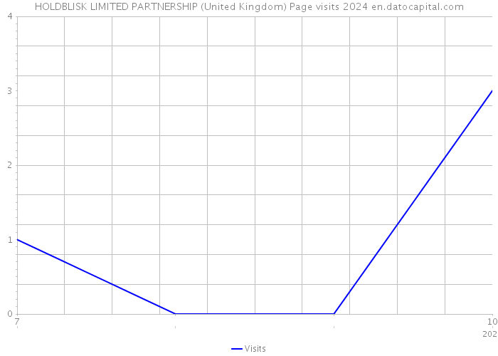 HOLDBLISK LIMITED PARTNERSHIP (United Kingdom) Page visits 2024 
