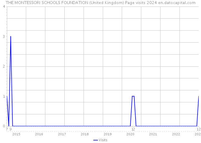 THE MONTESSORI SCHOOLS FOUNDATION (United Kingdom) Page visits 2024 