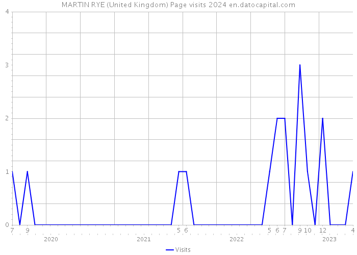 MARTIN RYE (United Kingdom) Page visits 2024 