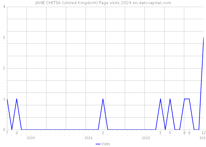 JANE CHITSA (United Kingdom) Page visits 2024 