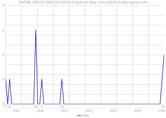RAFAEL GARCIA GARCIA (United Kingdom) Page visits 2024 