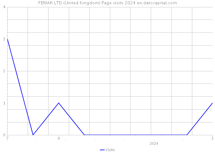 FEMAR LTD (United Kingdom) Page visits 2024 