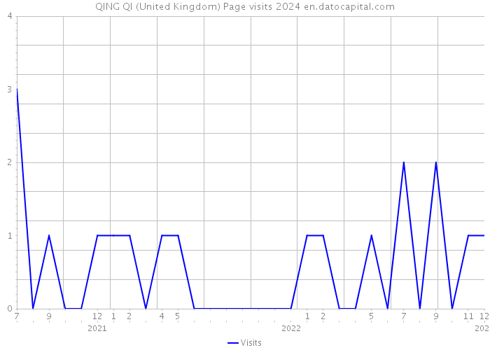 QING QI (United Kingdom) Page visits 2024 