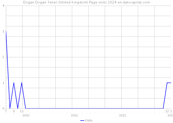 Dogan Dogan Yener (United Kingdom) Page visits 2024 