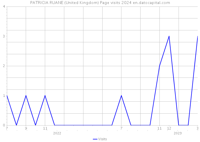 PATRICIA RUANE (United Kingdom) Page visits 2024 