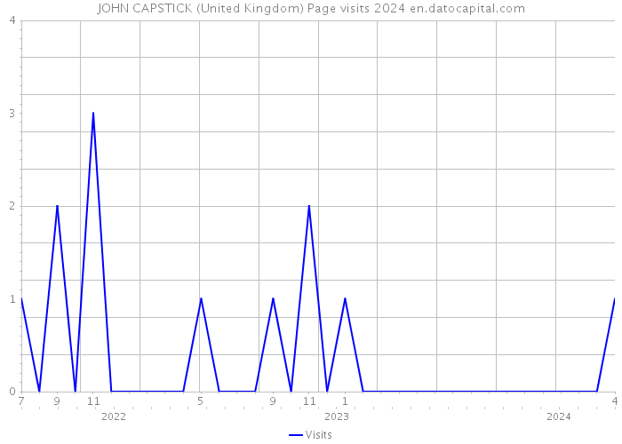 JOHN CAPSTICK (United Kingdom) Page visits 2024 