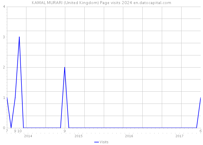 KAMAL MURARI (United Kingdom) Page visits 2024 