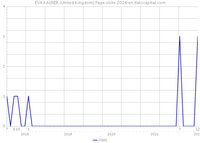 EVA KAIJSER (United Kingdom) Page visits 2024 