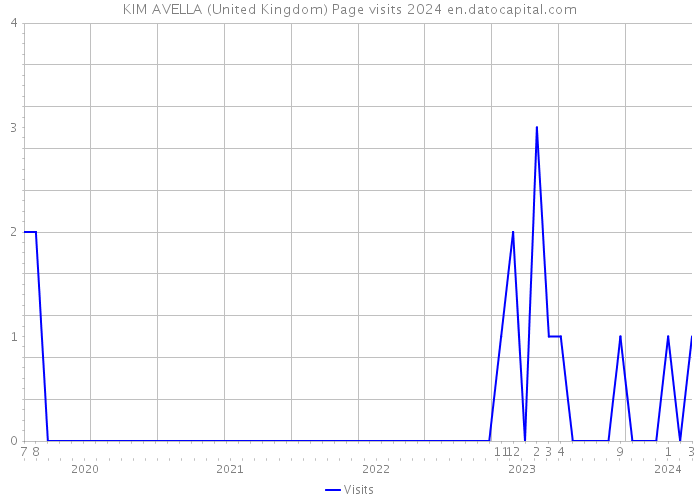 KIM AVELLA (United Kingdom) Page visits 2024 