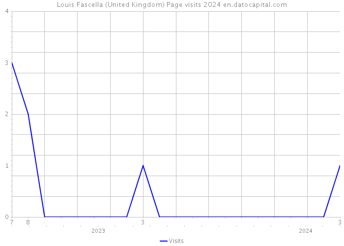 Louis Fascella (United Kingdom) Page visits 2024 