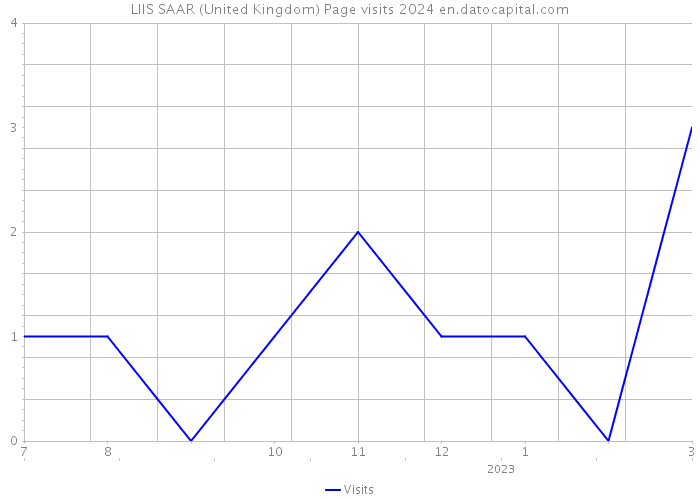 LIIS SAAR (United Kingdom) Page visits 2024 