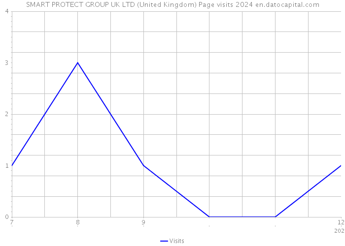 SMART PROTECT GROUP UK LTD (United Kingdom) Page visits 2024 