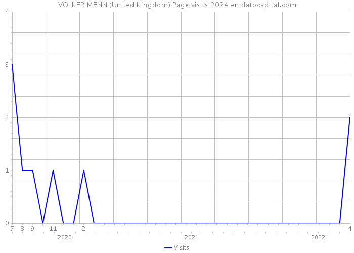 VOLKER MENN (United Kingdom) Page visits 2024 
