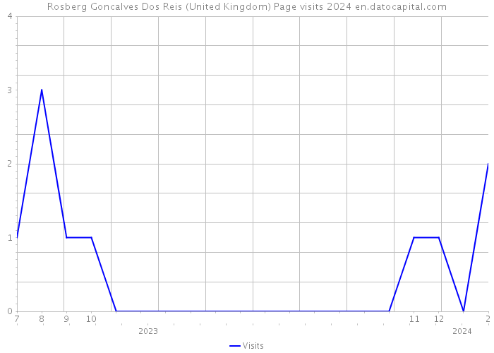 Rosberg Goncalves Dos Reis (United Kingdom) Page visits 2024 