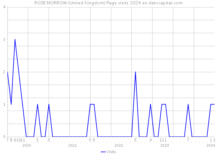 ROSE MORROW (United Kingdom) Page visits 2024 
