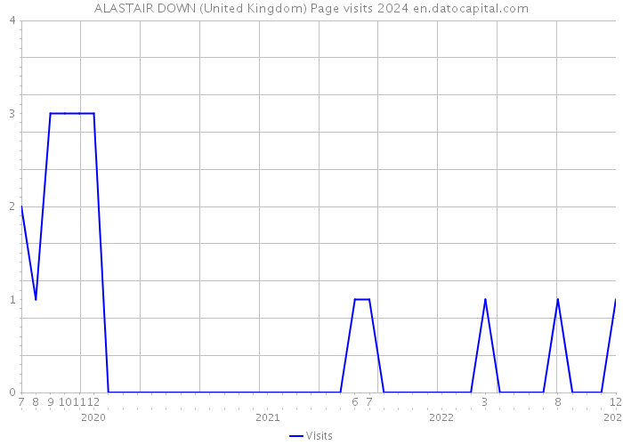 ALASTAIR DOWN (United Kingdom) Page visits 2024 