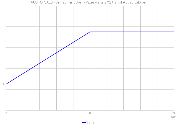 FAUSTO GALLI (United Kingdom) Page visits 2024 