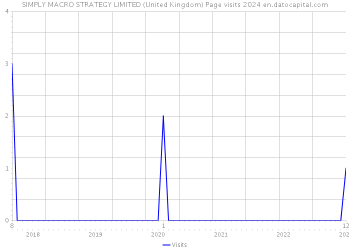 SIMPLY MACRO STRATEGY LIMITED (United Kingdom) Page visits 2024 